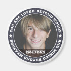 Sympathy Modern Simple Custom Photo Keepsake