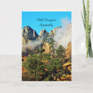 Sympathy, Mountains and Clouds, Beauty of Nature Card