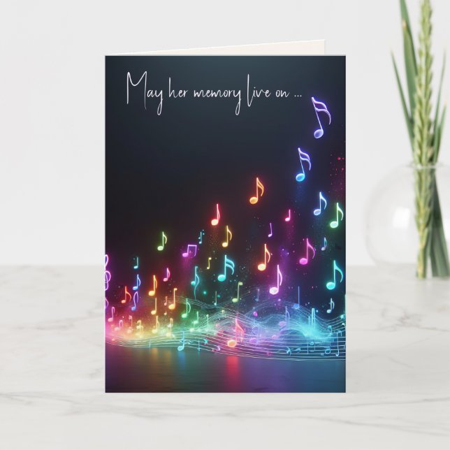 Sympathy Neon Musical Notes  (Front)