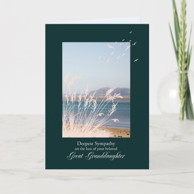 Sympathy on Loss of Granddaughter Card (Front)