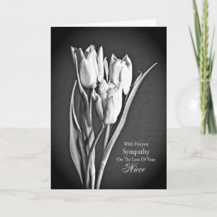 Sympathy on loss of niece. card