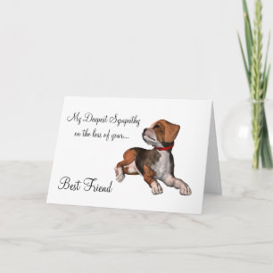 Sympathy on loss of pet-Dog/with poem Card