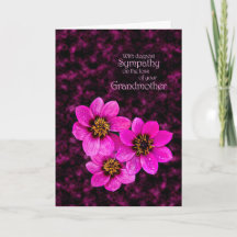 Sympathy on the loss of a grandmother