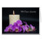 sympathy orchids and butterfly with candle