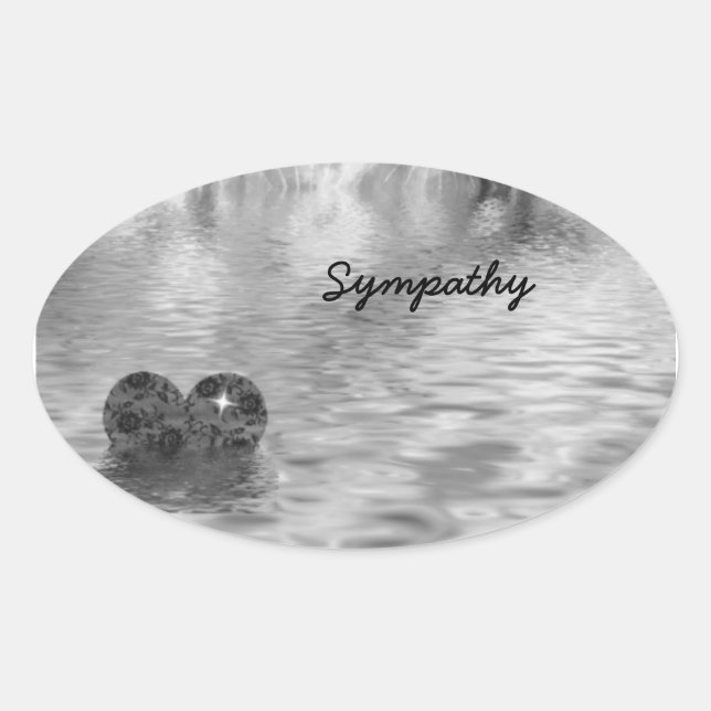 Sympathy! Oval Sticker (Front)