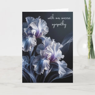 Sympathy Purple Iris Card