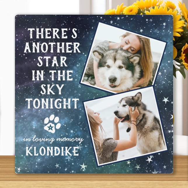 Sympathy Quote Pet Loss Dog Memorial Plaque (Creator Uploaded)