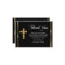 Sympathy Religious Gold Cross THANK YOU | PHOTO