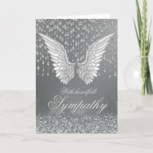 Sympathy   Silver Tears Card