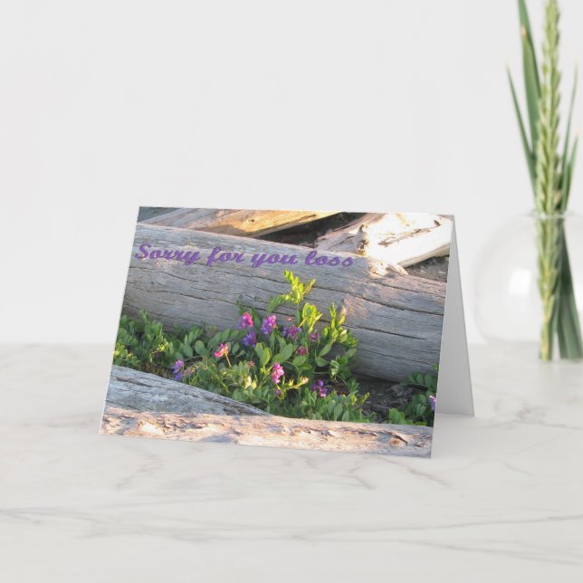 Sympathy - Sorry for your loss Card (Front)