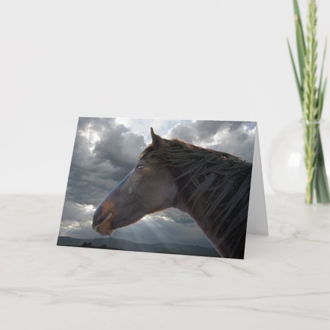 Sympathy Support & Comfort - Horse Lover Card (Front)
