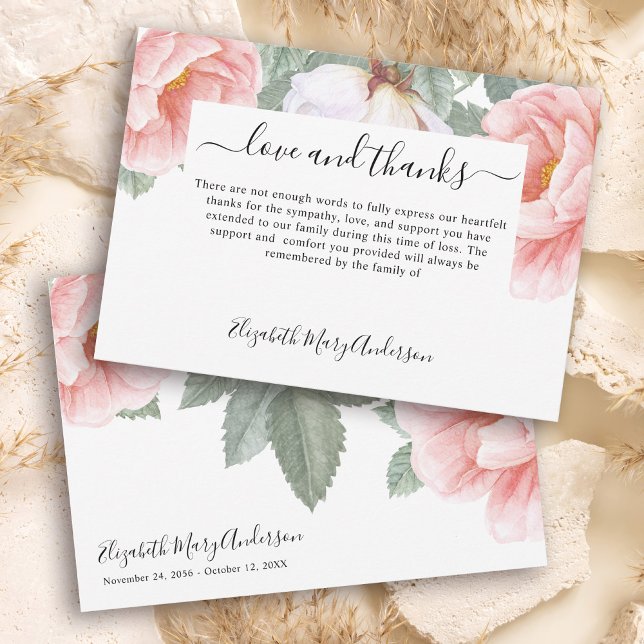 Sympathy Thank You Bereavement Floral Memorial (Creator Uploaded)