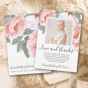 Sympathy Thank You Bereavement Floral Photo
