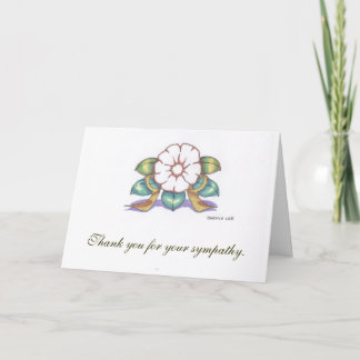 Sympathy Thank You Card