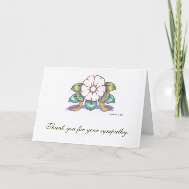 Sympathy Thank You Card (Front)