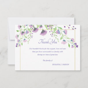 Sympathy Thank You Card