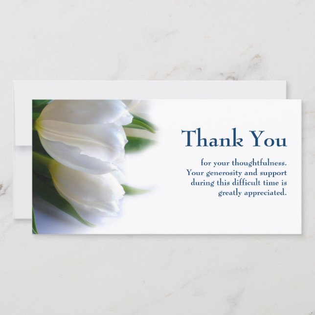 Sympathy Thank You Card (Front)