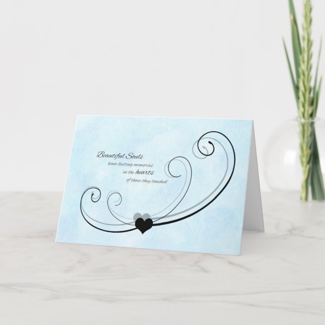 Sympathy Thank You Card / Beautiful Souls (Front)