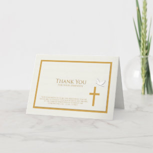 Sympathy Thank You Card -- Christian Sympathy