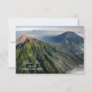 Sympathy Thank You Memorial Mountain Photography Card