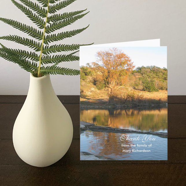 Sympathy Thank You Note Card - River (Creator Uploaded)
