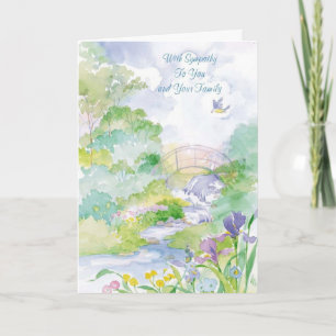 Sympathy-With Sympathy to you and your Family Card