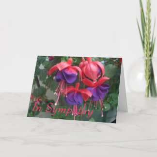 SympathyFuschia Card
