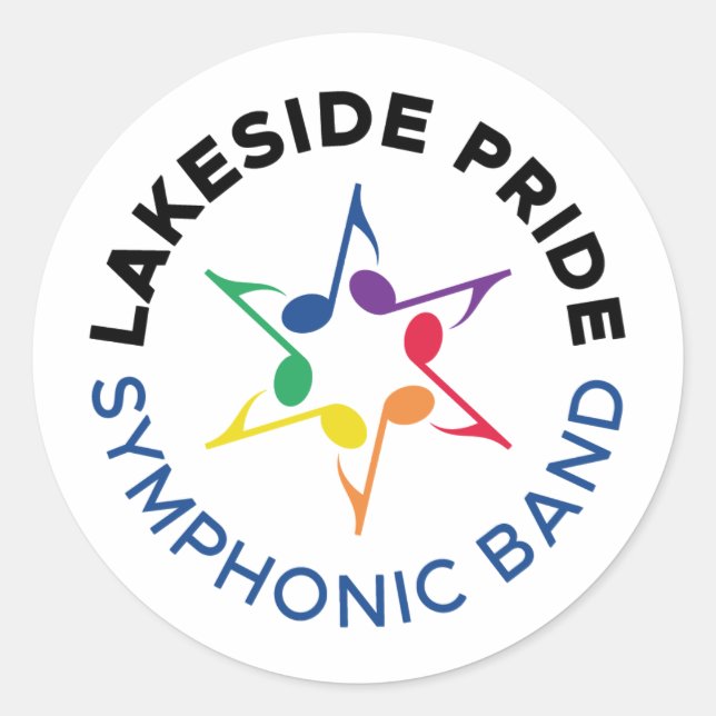 Symphonic Band Circle Sticker (Front)