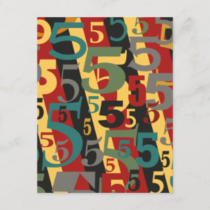 Symphony # 5 Fifth or Fiftieth Birthday Annivesary Invitation