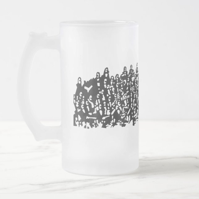 SYMPHONY! FROSTED GLASS BEER MUG (Left)