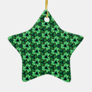 Symphony in Green Ceramic Tree Decoration