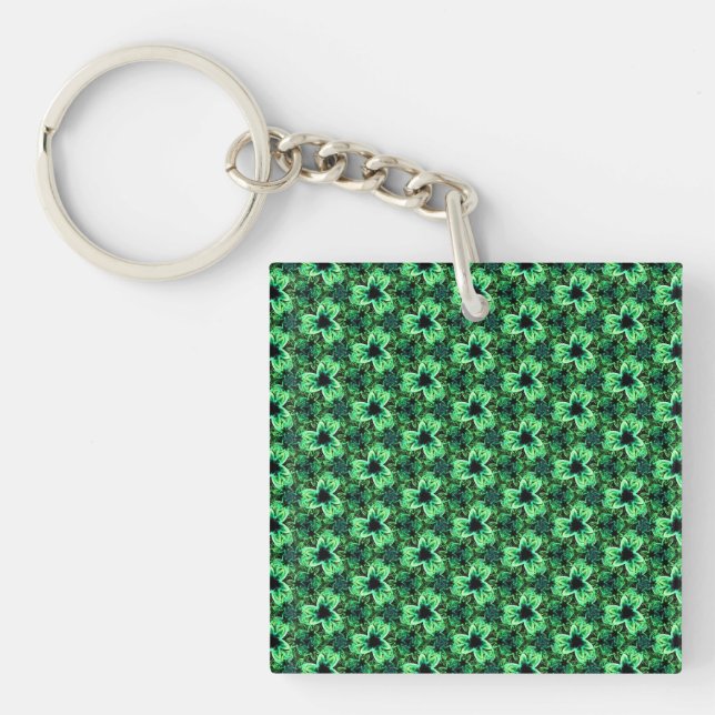 Symphony in Green  Key Ring (Front)