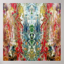 Symphony of Chaos – Abstract Real Artist’s Palette