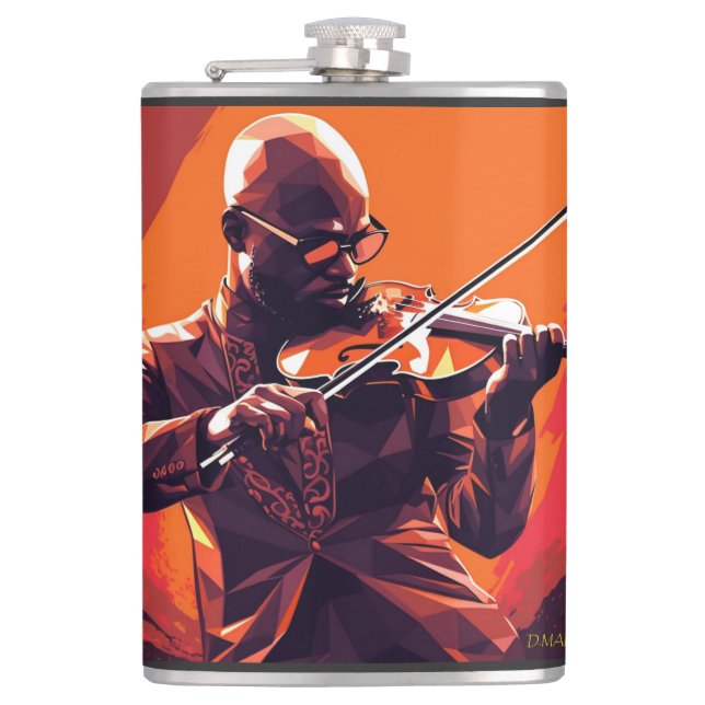 SYMPHONY OF FUNK #1 HIP FLASK (Front)
