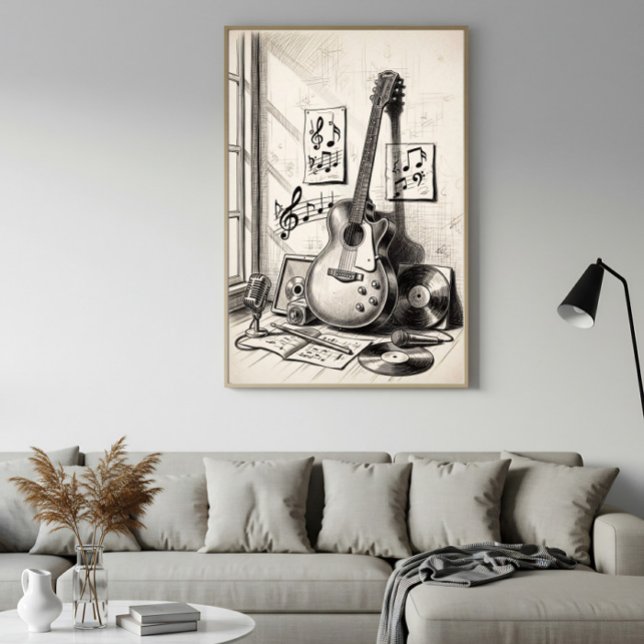 Symphony of Memory Canvas Print (Creator Uploaded)