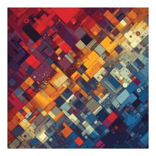 Symphony of Shapes and Colours Photo Print