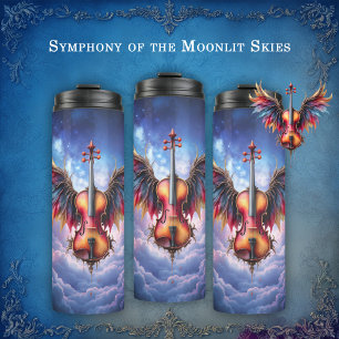Symphony of the Moonlit Skies Thermal Tumbler