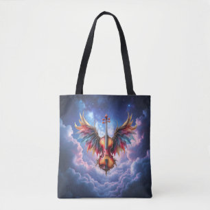 Symphony of the Moonlit Skies Tote Bag