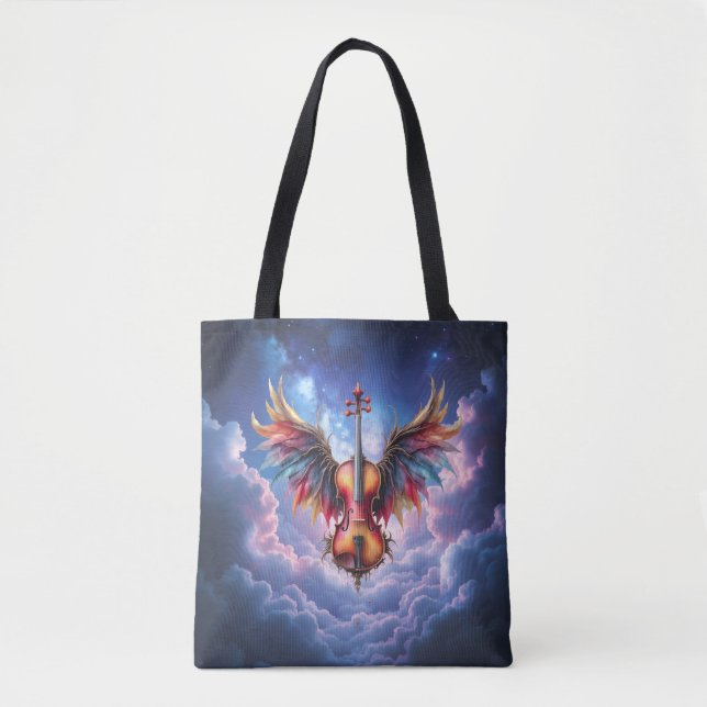 Symphony of the Moonlit Skies Tote Bag (Front)