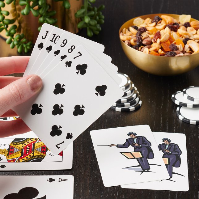 Symphony Orchestra Conductor Classical Music Playing Cards (Creator Uploaded)