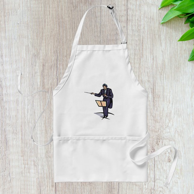 Symphony Orchestra Conductor Classical Music Standard Apron (Creator Uploaded)