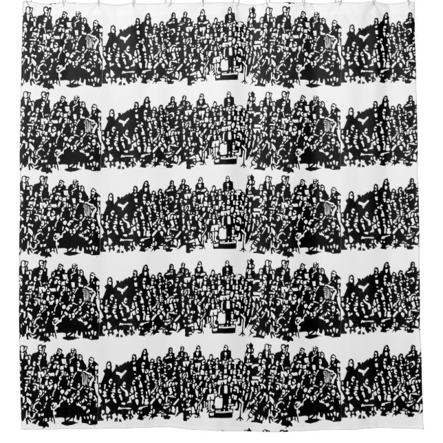 SYMPHONY! SHOWER CURTAIN (Front)