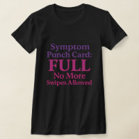 Symptom Punch Card – Funny Exhaustion