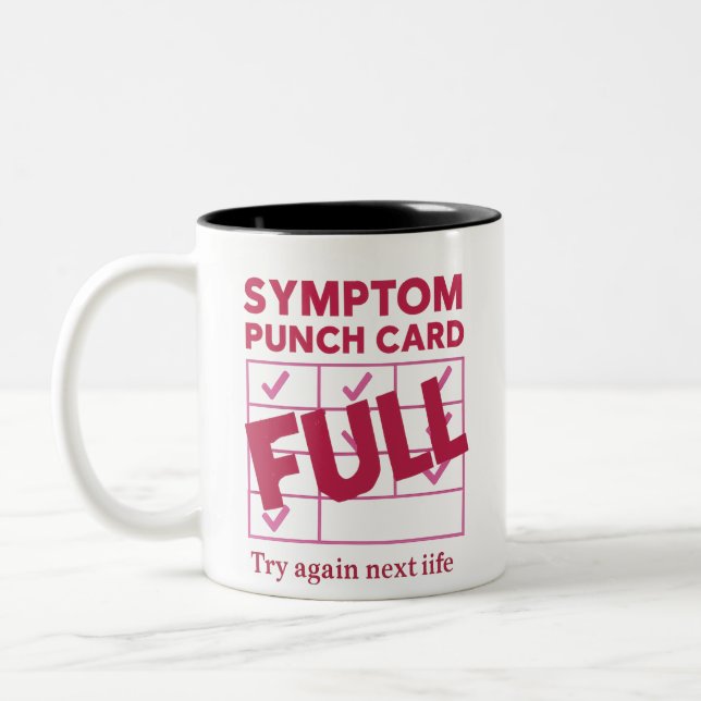 Symptom Punch Card Mug (Left)