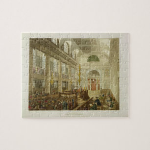 Synagogue, Dukes Place, Houndsditch, from Ackerman Jigsaw Puzzle