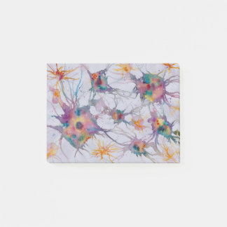 Synapses Watercolour Painting Post-it Notes