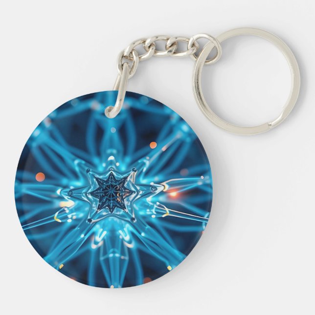 Synaptic Star Key Ring (Back)