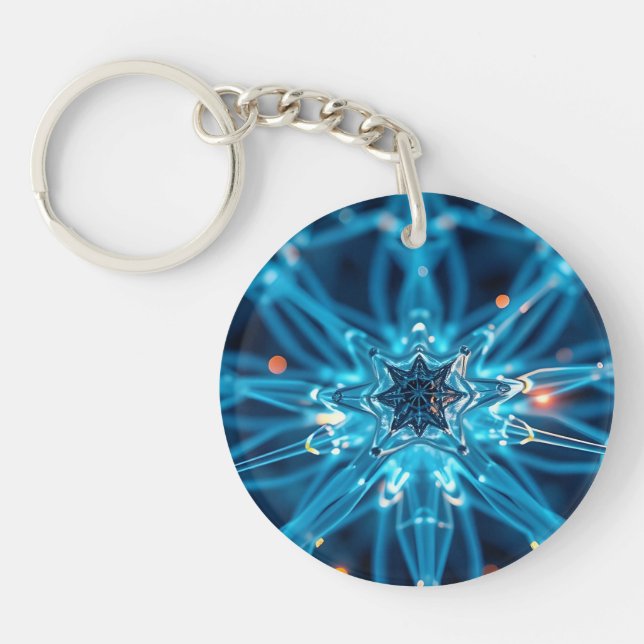 Synaptic Star Key Ring (Front)