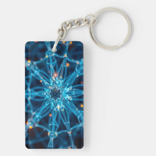 Synaptic Star Key Ring