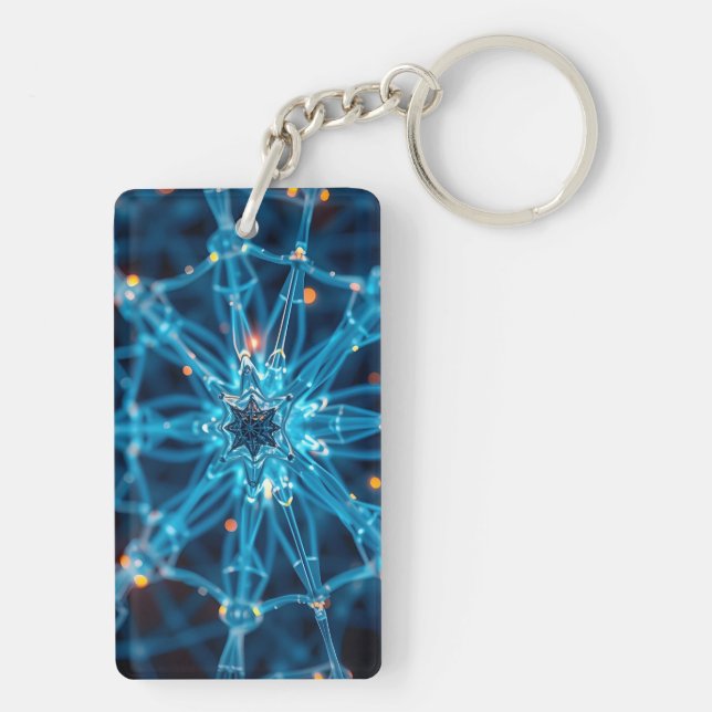 Synaptic Star Key Ring (Back)